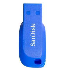 Stick memorie SanDisk Cruzer Blade 32GB, USB 2.0, Electric Blue