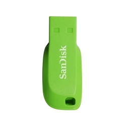 Stick memorie SanDisk Cruzer Blade 32GB, USB 2.0,  Electric Green