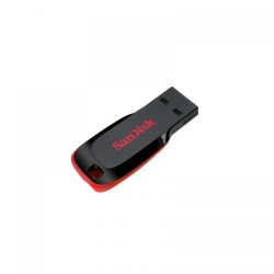 Stick Memorie SanDisk Cruzer Blade 64GB, USB2.0, Black/Red