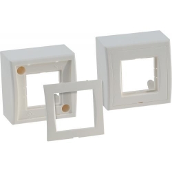 Doza Nexans LANmark nepopulata pentru modul 45x45, Alb