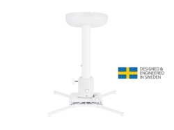 Suport videoproiector tavan Multibrackets MB-1770 Finetune, reglabil 500-800mm, max. 10kg, alb