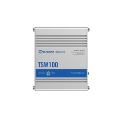 Switch neadministrat TELTONIKA TSW100, 5xGigabit LAN, PoE+, carcasa metalica, 120W