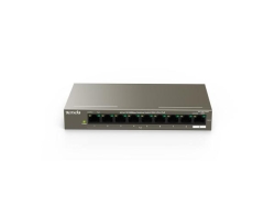 SWITCH TENDA unmanaged, 9 porturi RJ-45 10/100 dintre care 8 au PoE putere totala 58W, metalic \