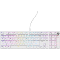 Tastatura Gaming Genesis Thor 404 RGB, Gateron Yellow Pro Switch, Mecanica, White