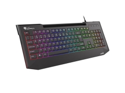Tastatura Genesis Lith 400 RGB, USB, RGB LED, Black