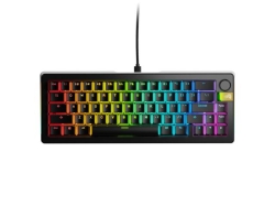 Tastatura mecanica Glorious GMMK 3 PRO, Fox HE Switches, 66 taste, USB, Cu fir Negru