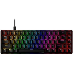 Tastatura mecanica HP HyperX Alloy 65 Red, Iluminare RGB, Negru