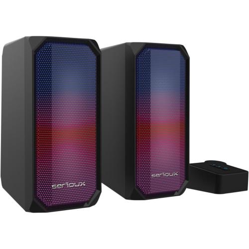 Boxe gaming 2.0 Serioux Kyro X522, Iluminare RGB, Bluetooth