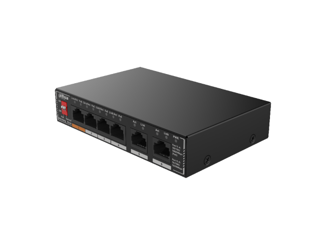 DHA SWT UNMANAGED 6 PORTS 4POE  SG1006P