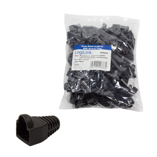 Manson Logilink,pentru RJ45, 100buc, Black