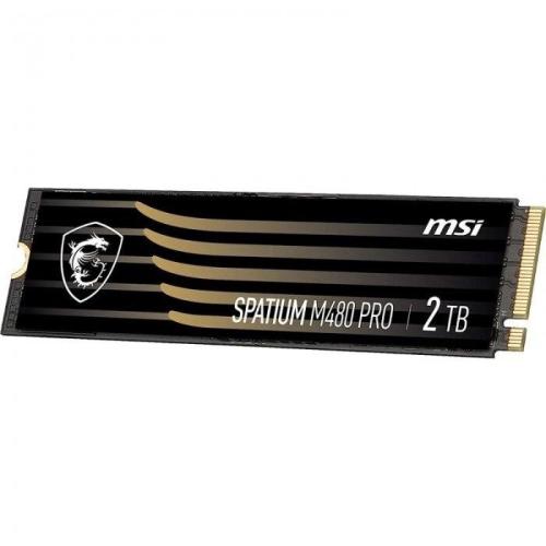 Solid State Drive (SSD), MSI, NVMe M.2, 2 TB, Negru